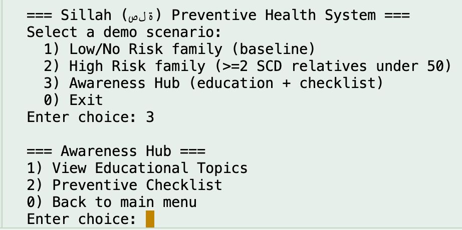 Figure 4.5 Awareness Hub Selection